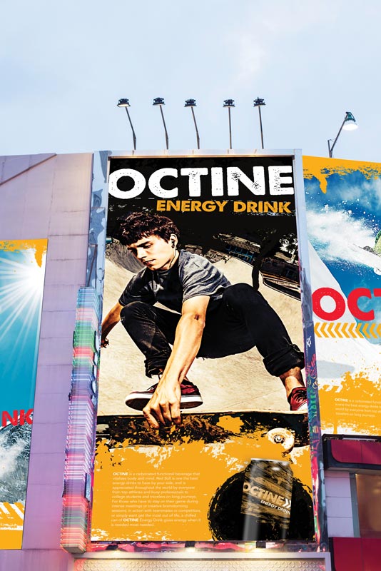 octineskateboarderoutdoorbanner